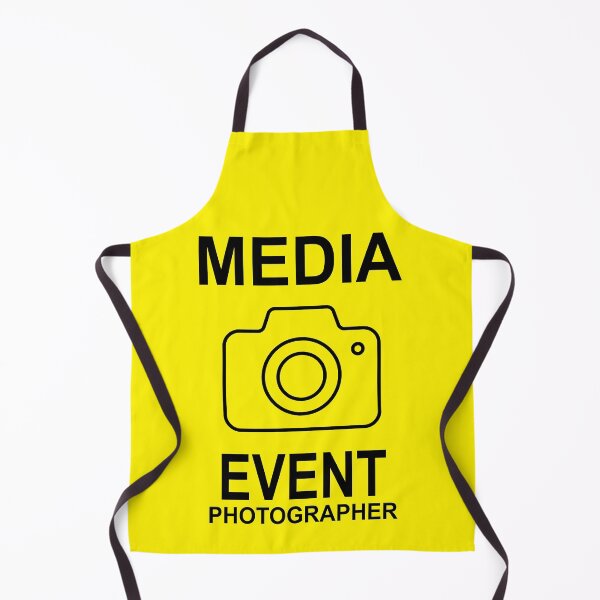 Item preview, Event Photographer, Media - Caution Yellow Shirt designed and sold by CoolCarVideos.