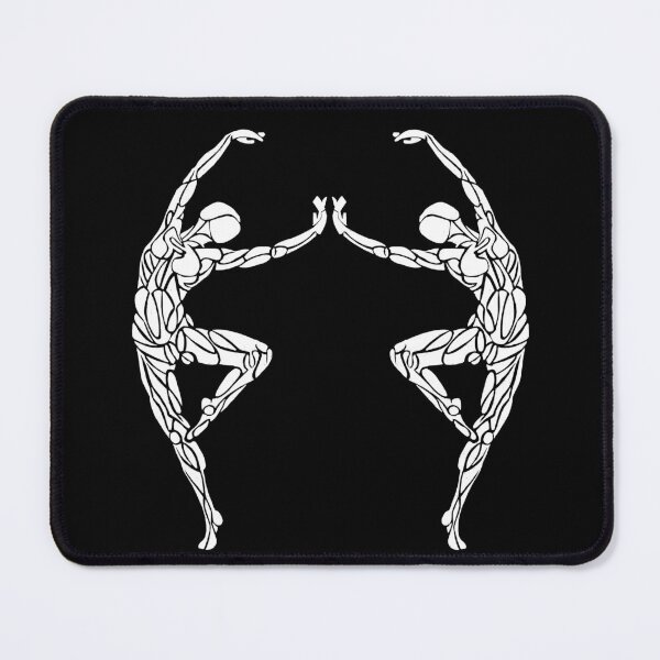 Item preview, Dancer No.14 * Duo (White on Black) designed and sold by danceink.