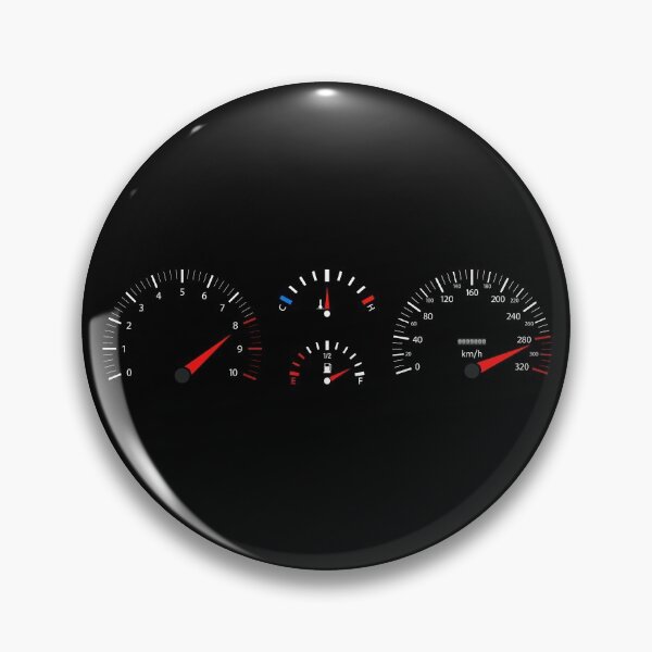 Item preview, Car speedometer, dashboard, tachometer and temperature gauge - Hot August Nights designed and sold by navuno.