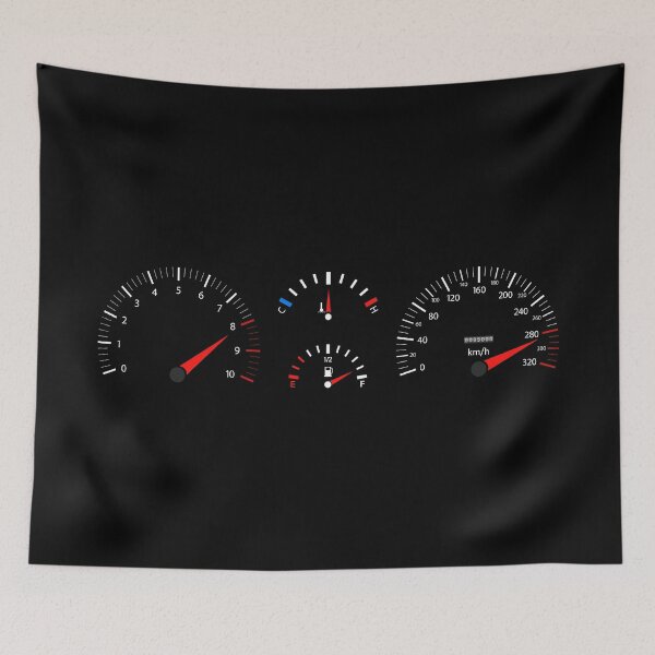 Item preview, Car speedometer, dashboard, tachometer and temperature gauge - Hot August Nights designed and sold by navuno.
