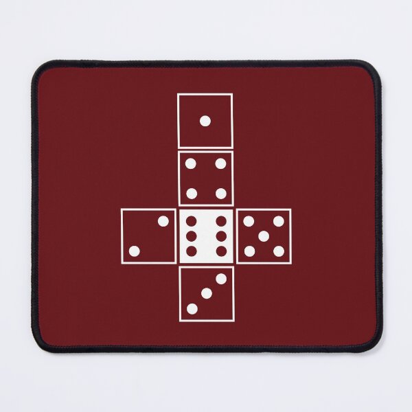 Item preview, Red Unrolled D6 designed and sold by clarkstpress.
