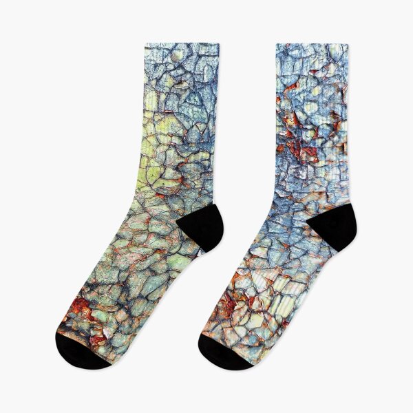 Item preview, Colorful Abstract Paint and Rust Mosaic designed and sold by Anna Lemos.
