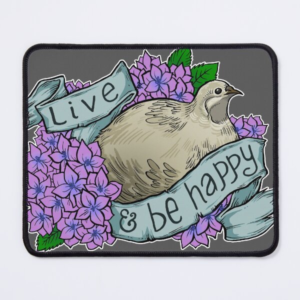 Item preview, Live and Be Happy (button quail) designed and sold by KIRISKA.