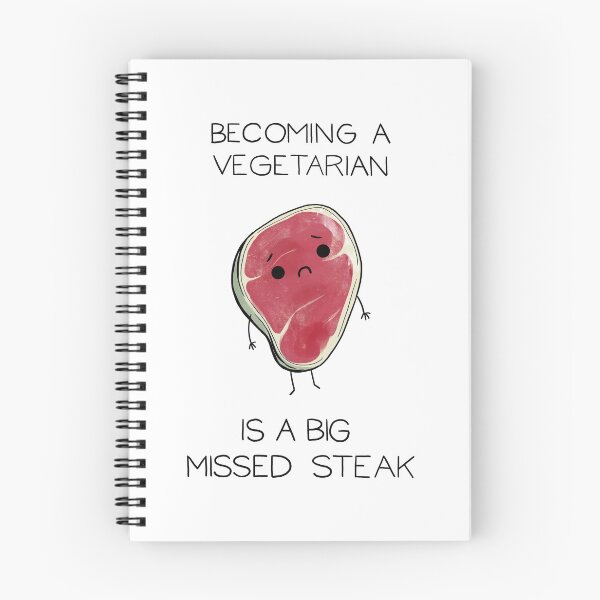 Item preview, Vegetarian = Big Missed Steak designed and sold by cheezup.