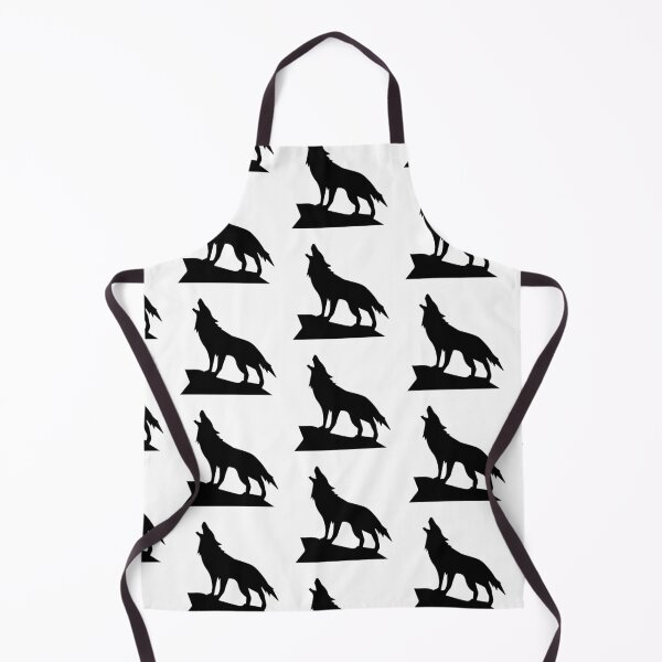 Item preview, Wolf on rock black silhouette designed and sold by DIQDESIGN.