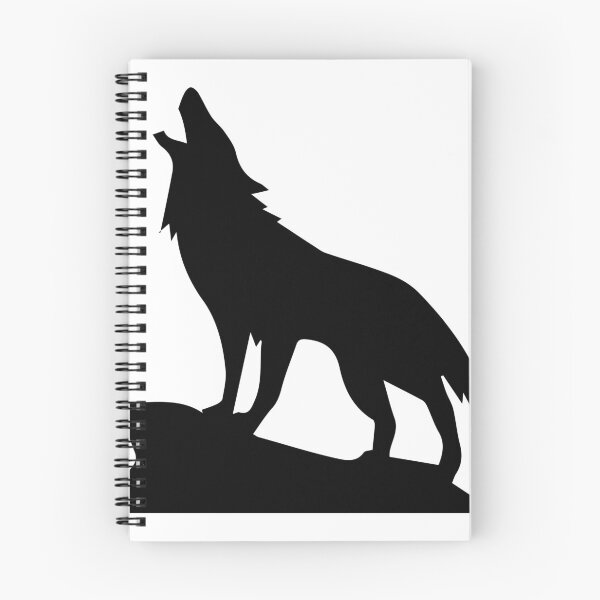 Item preview, Wolf on rock black silhouette  designed and sold by DIQDESIGN.
