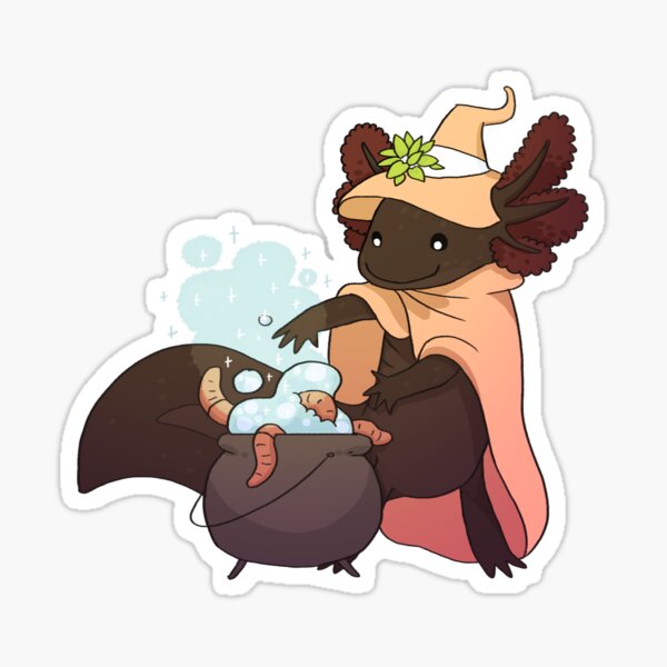 Axolotl - Fen Sticker