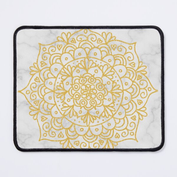 Item preview, Luxe Gold Mandala on Marble designed and sold by Julie Erin Designs.
