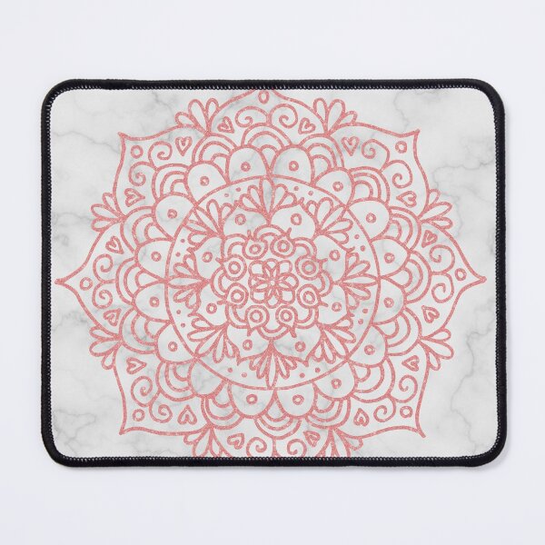 Item preview, Luxe Pink Mandala on Marble designed and sold by Julie Erin Designs.
