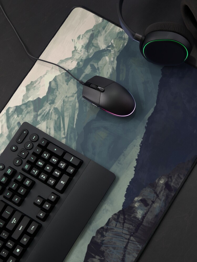 Alternate view of Mountain Fog Mouse Pad