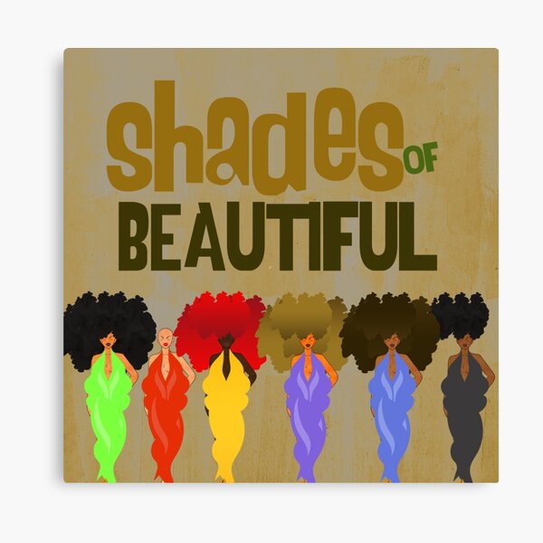 SHADES OF BEAUTIFUL Canvas Print