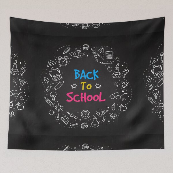 Item preview, Back to School Chalk Doodle Hand Drawn designed and sold by Ross-Sergey.