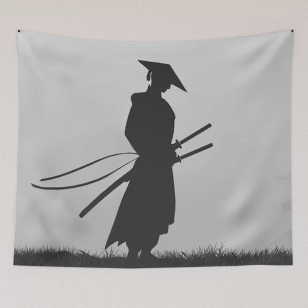 Item preview, Samurai in the shadow with his swords designed and sold by TALAT-SHOPS.