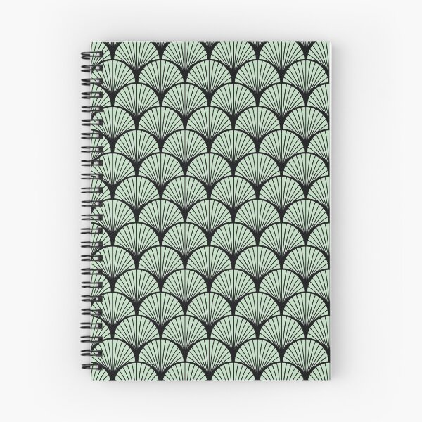 Item preview, Art Deco Fan - Pastel Green designed and sold by TWPCdesigns.