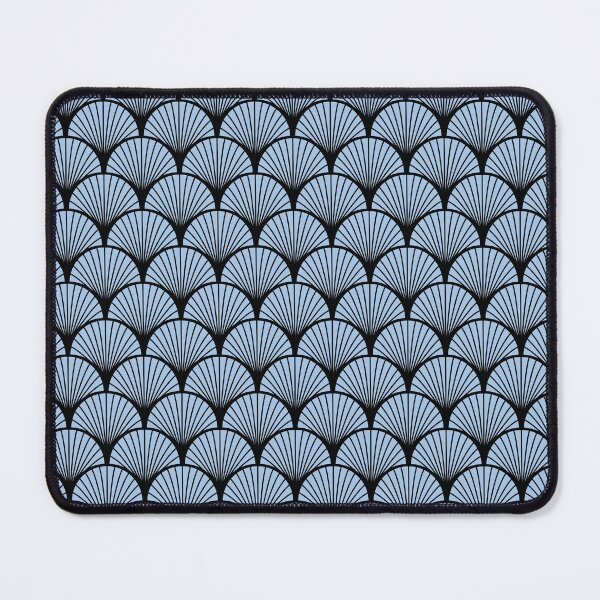 Item preview, Art Deco Fan - Pastel Blue designed and sold by TWPCdesigns.