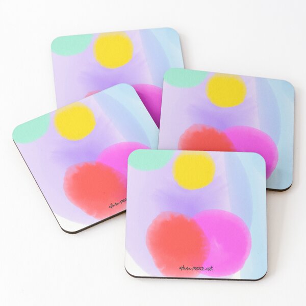 Item preview, Colored circles abstraction designed and sold by Aitanaperez-art.
