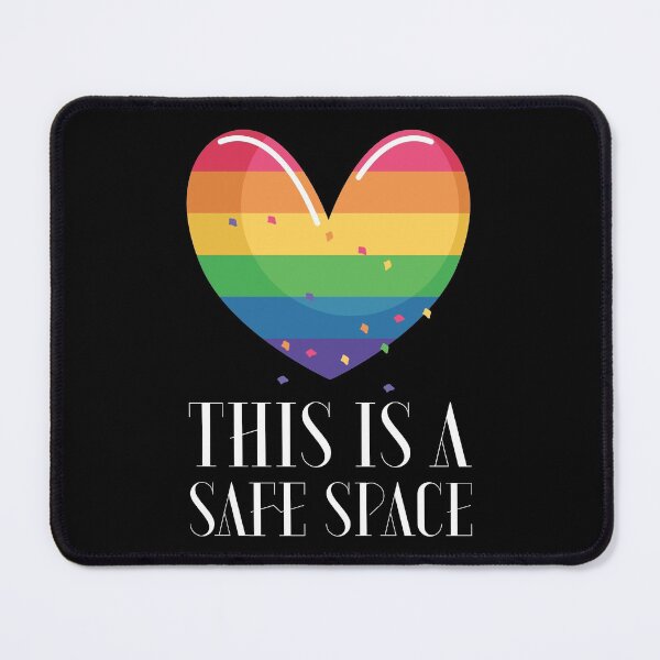 Item preview, LGBT Pride Month - Safe Space For Everyone - Heart designed and sold by crazycollective.