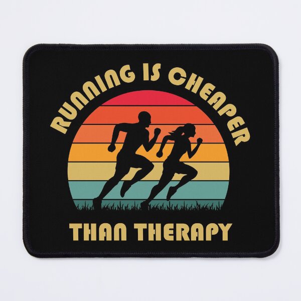 Item preview, Running Is Cheaper Than Therapy designed and sold by nikolaj1301.