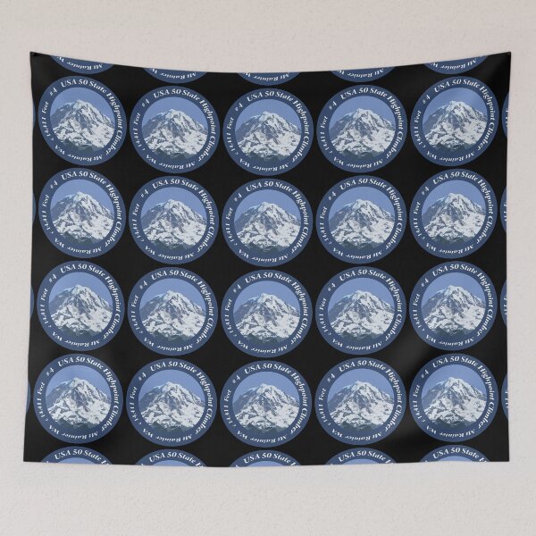 Item preview, Mt Rainier WA 4 of 50 States Highpoint Climbers designed and sold by janraydesigns.