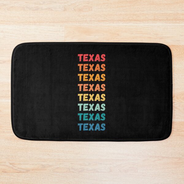 Item preview, TEXAS - repeated retro vintage sunset colors with a distressed design effect Graphic T-Shirt | Essential T-shirt designed and sold by printdot.