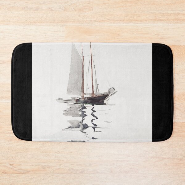 Item preview, Two–masted Schooner with Dory (1894) by Winslow Homer designed and sold by Quilar.