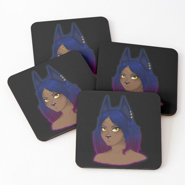 Item preview, Anubis Pink & Blue Black designed and sold by kieloki.