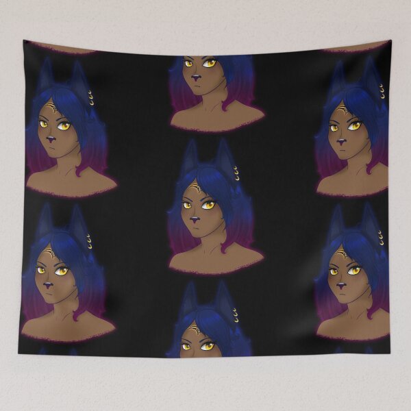 Item preview, Anubis Pink & Blue Black designed and sold by kieloki.