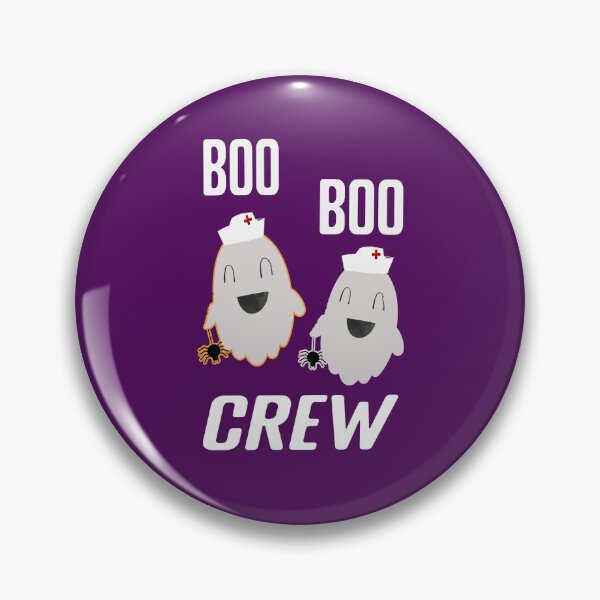 Item preview, Boo Boo Crew Funny Halloween Nurse Ghost designed and sold by SharpThreadZ.