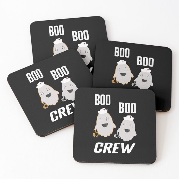 Item preview, Boo Boo Crew Funny Halloween Nurse Ghost designed and sold by SharpThreadZ.