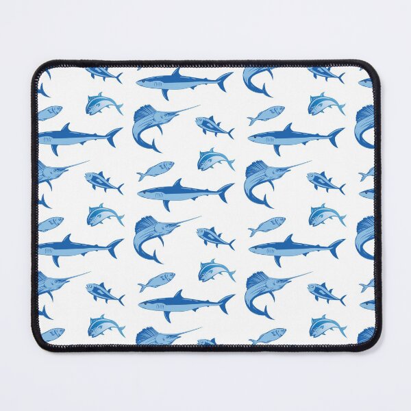 Item preview, Blue fishes pattern and pack. designed and sold by nikolaj1301.