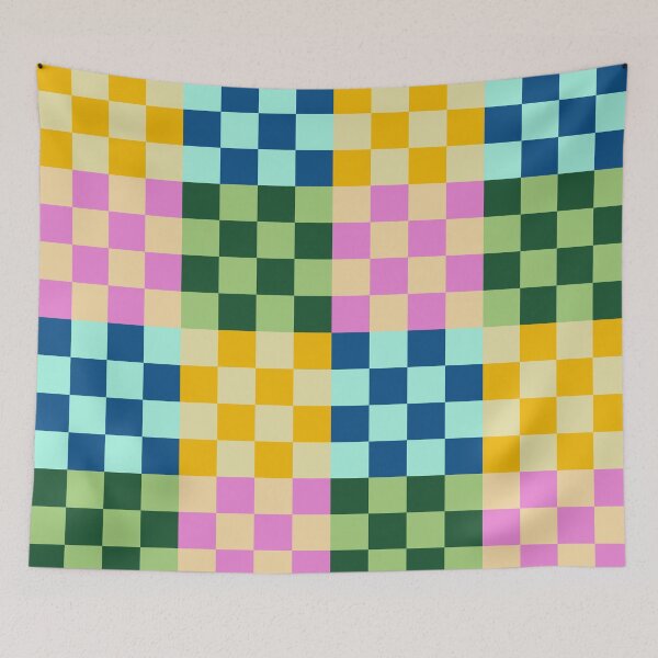 Item preview, Checkerboard Cute Retro Colorful designed and sold by trajeado14.