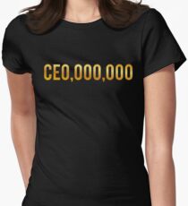 CEO Shirts Entrepreneur Business Women's Fitted T-Shirt