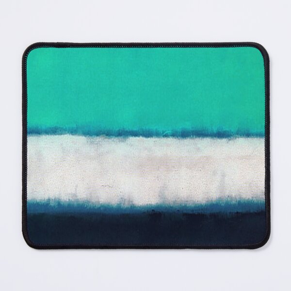 Mark Rothko Green White Blue ,mark rothko painting#4 Mouse Pad