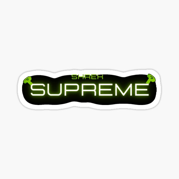 Supreme shrek sticker Clearance