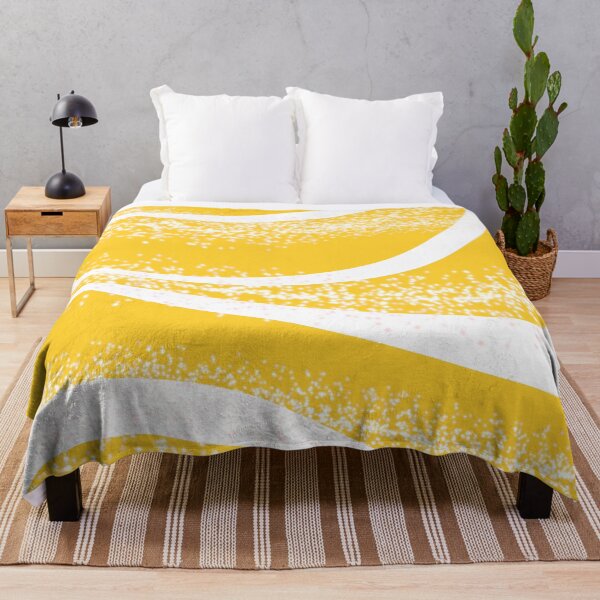 Item preview, Sparkly Waves Abstract in Yellow and White designed and sold by kierkegaard.