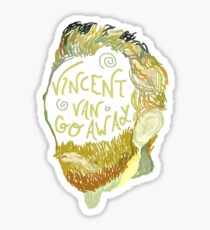 Vincent Van Gogh Away Sticker