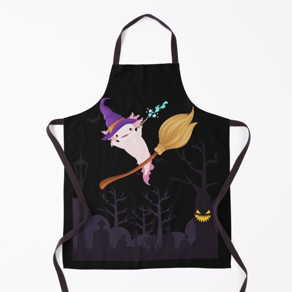 Item preview, Halloween Axolotl Lover Walking Fish Axolotl witch designed and sold by Anela-MC.