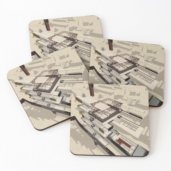 Item preview, Exploded Iso Illustration designed and sold by ARCHITECTURE/ everything.