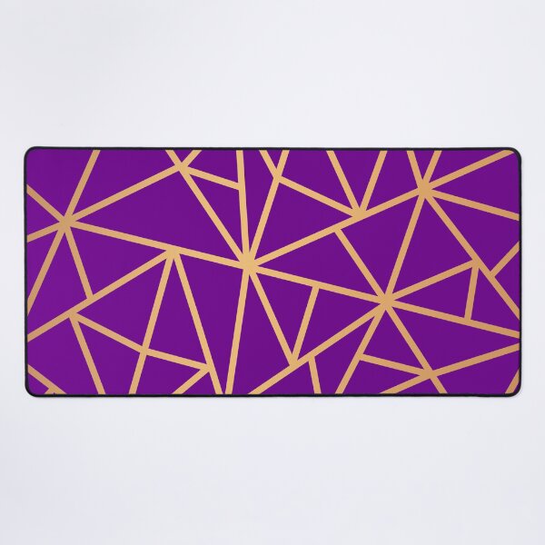 Item preview, Modern Purple Gold Geometric Art Deco Lines designed and sold by Julie Erin Designs.