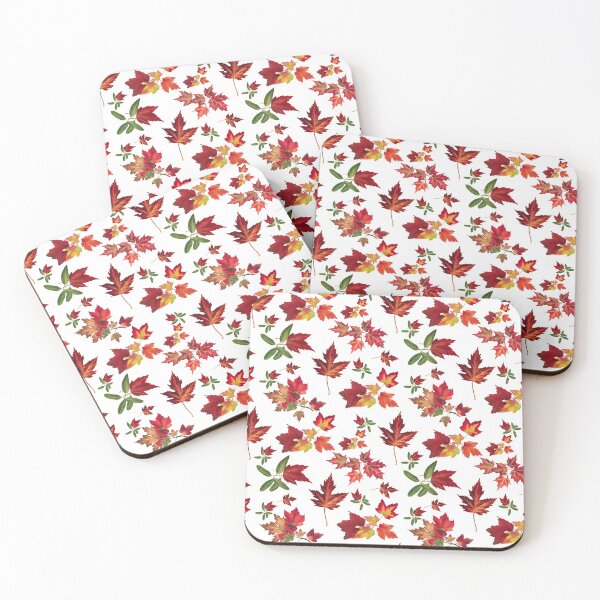Item preview, Autumn leaves detail pattern designed and sold by Cattigal.