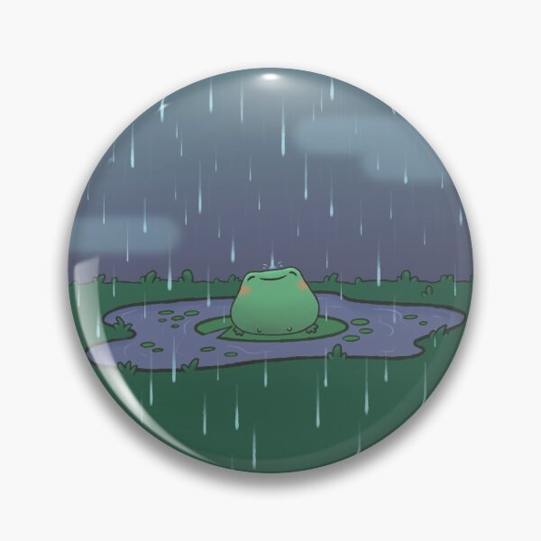 Item preview, Happy Frog on a Rainy Day designed and sold by Shanman-Art.