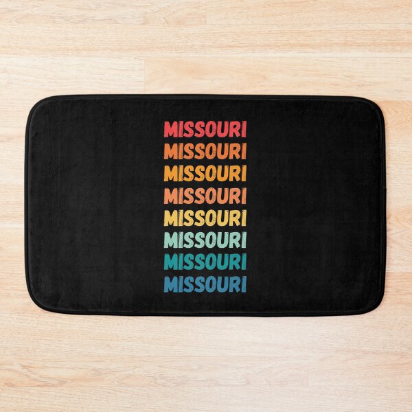 Item preview, MISSOURI  - repeated retro vintage sunset colors with a distressed design effect Graphic T-Shirt | Essential T-shirt designed and sold by printdot.