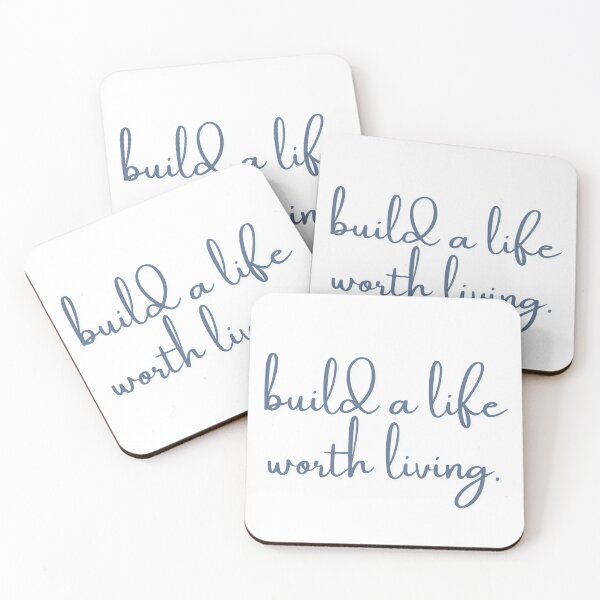 Item preview, build a life worth living designed and sold by Katie O.