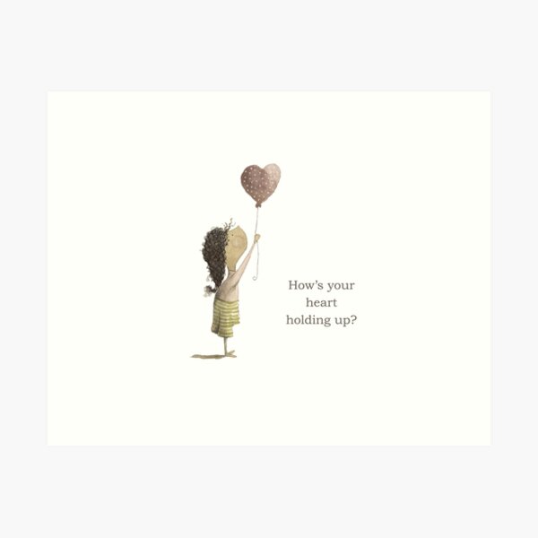 Hearts in the Air Art Print