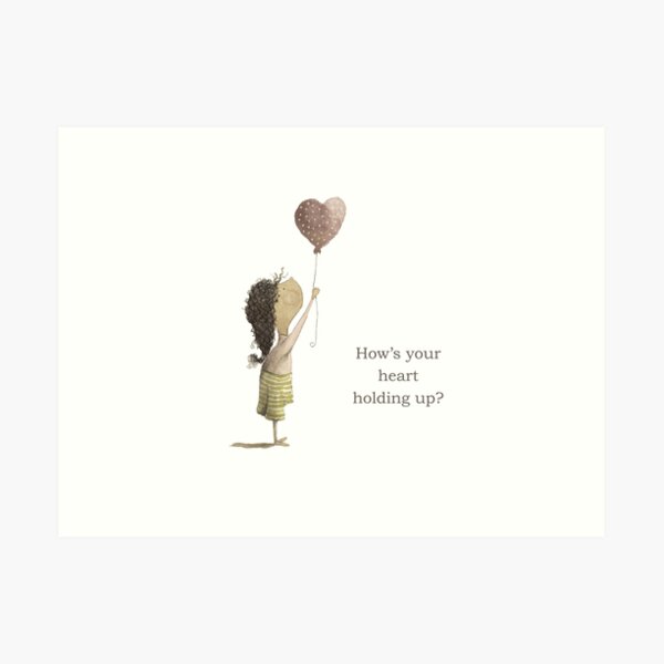 Hearts in the Air Art Print
