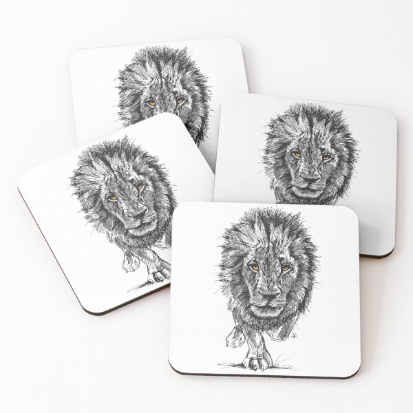 Item preview, Prowling King Lion Illustration  designed and sold by TheWildFlix.