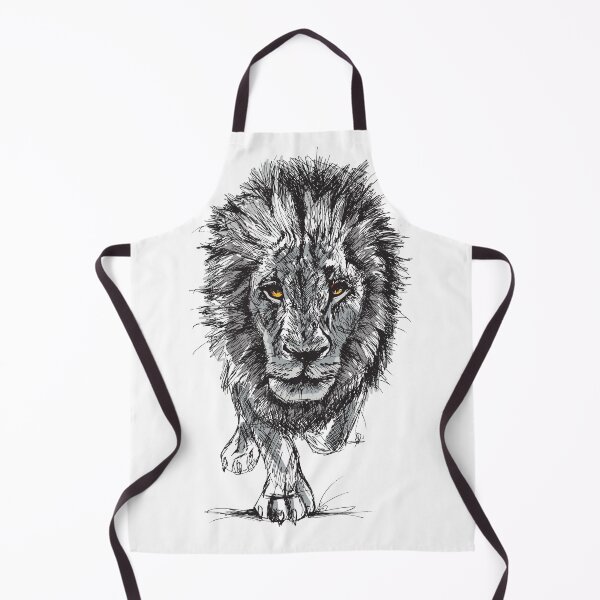 Item preview, Prowling King Lion Illustration designed and sold by TheWildFlix.