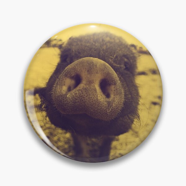 Item preview, A Black Piglet On a Straw Field designed and sold by Voyshop.