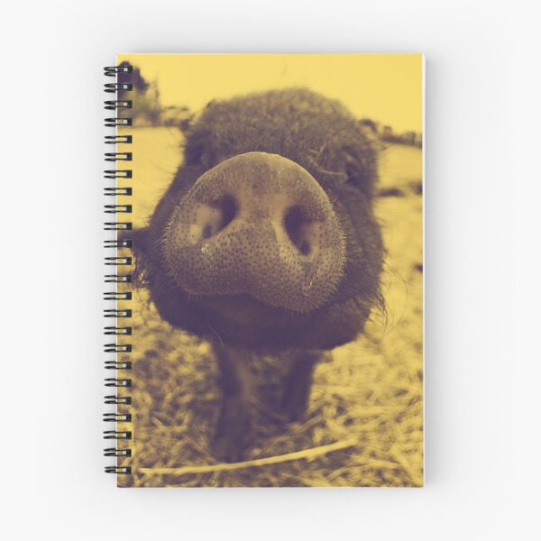 Item preview, A Black Piglet On a Straw Field designed and sold by Voyshop.