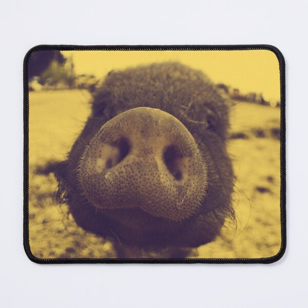 Item preview, A Black Piglet On a Straw Field designed and sold by Voyshop.